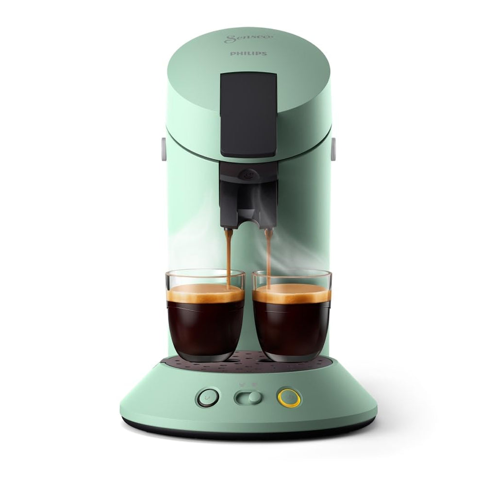 Machine à café à dosettes SENSEO Original Plus CSA210/80 Vert Désert - Logivra