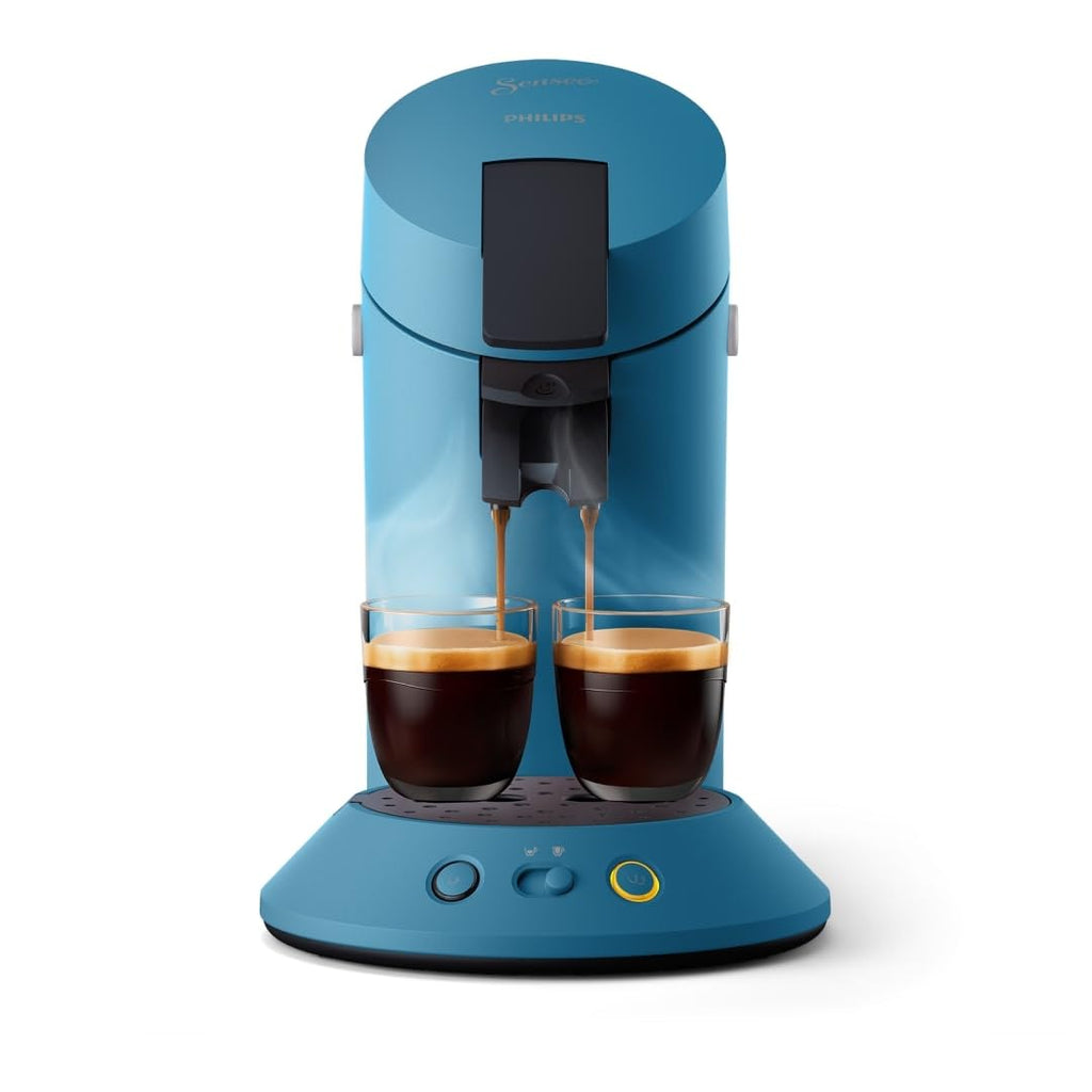 Machine à café à dosettes SENSEO Original Plus CSA210/00 Bleu Paon - Logivra