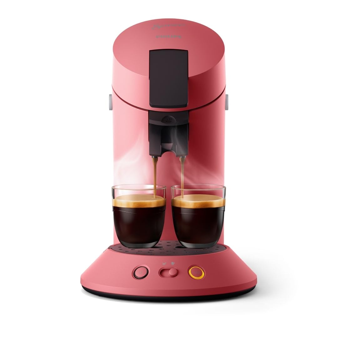 Machine à café à dosettes SENSEO Original Plus CSA210/35 Rouge Tendre - Logivra