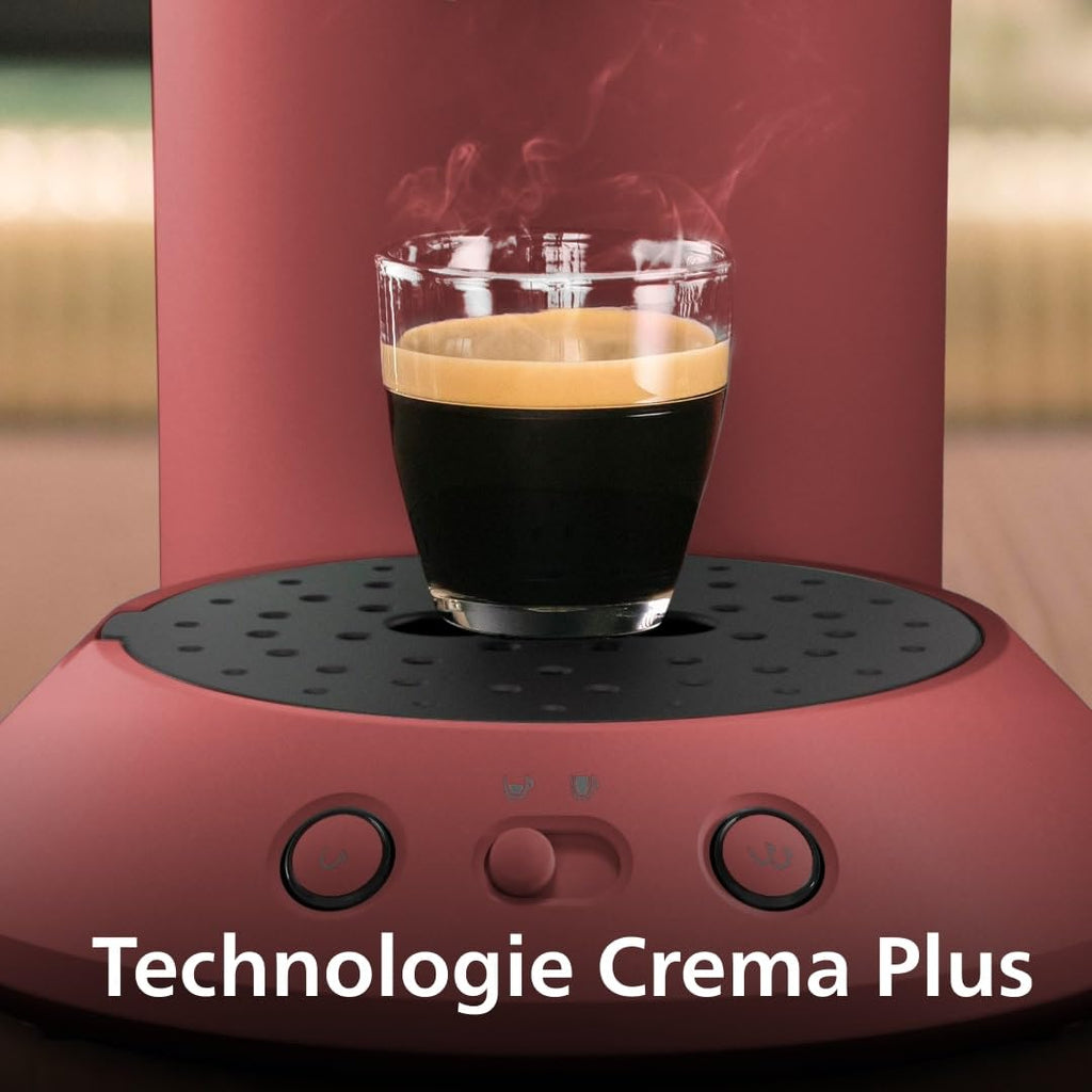 Machine à café à dosettes SENSEO Original Plus CSA210/35 Rouge Tendre - Logivra