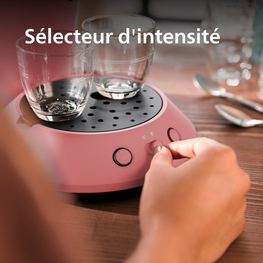 Machine à café à dosettes SENSEO Original Plus CSA210/35 Rouge Tendre - Logivra