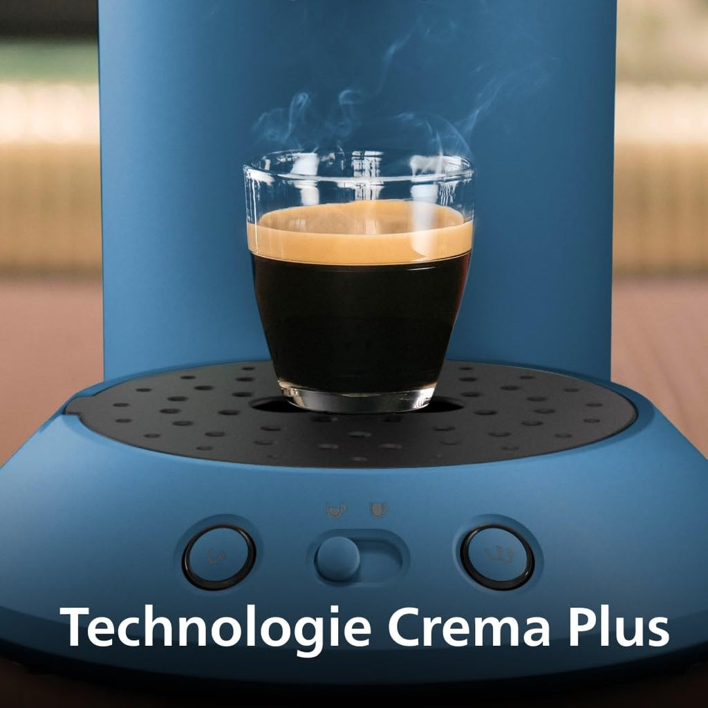 Machine à café à dosettes SENSEO Original Plus CSA210/00 Bleu Paon - Logivra