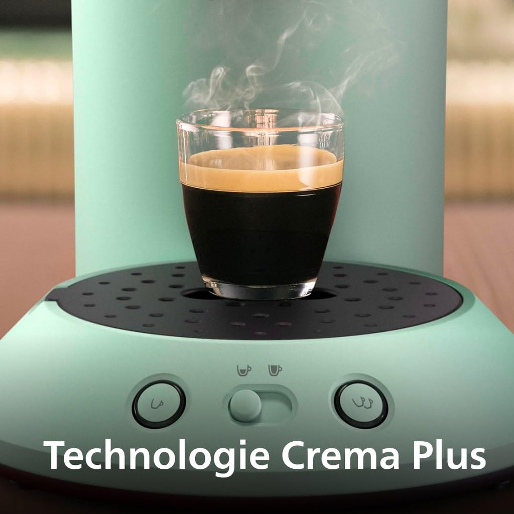 Machine à café à dosettes SENSEO Original Plus CSA210/80 Vert Désert - Logivra