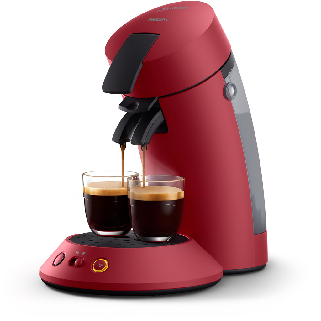 Machine à café à dosettes SENSEO Original Plus CSA210/91 Rouge - Logivra