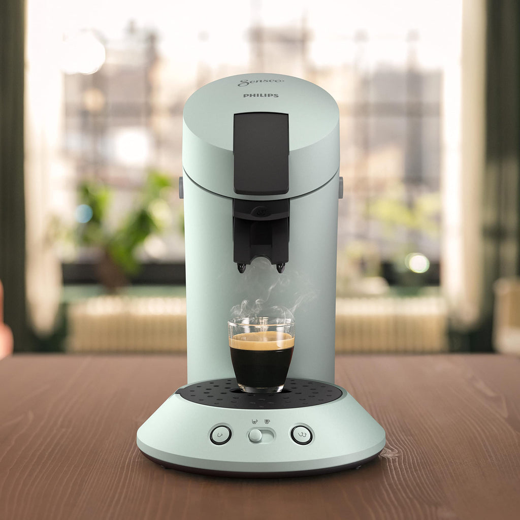Machine à café à dosettes SENSEO Original+ CSA210/21 Menthe Pâle - Logivra